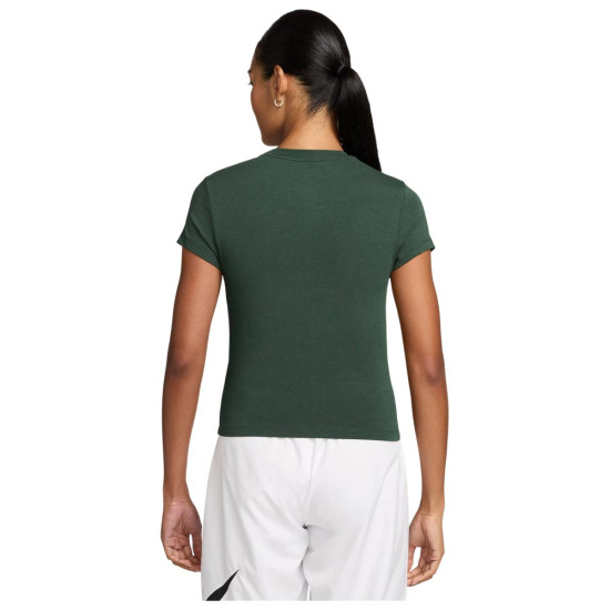 Nike Γυναικεία κοντομάνικη μπλούζα Sportswear Chill Knit Cropped T-Shirt